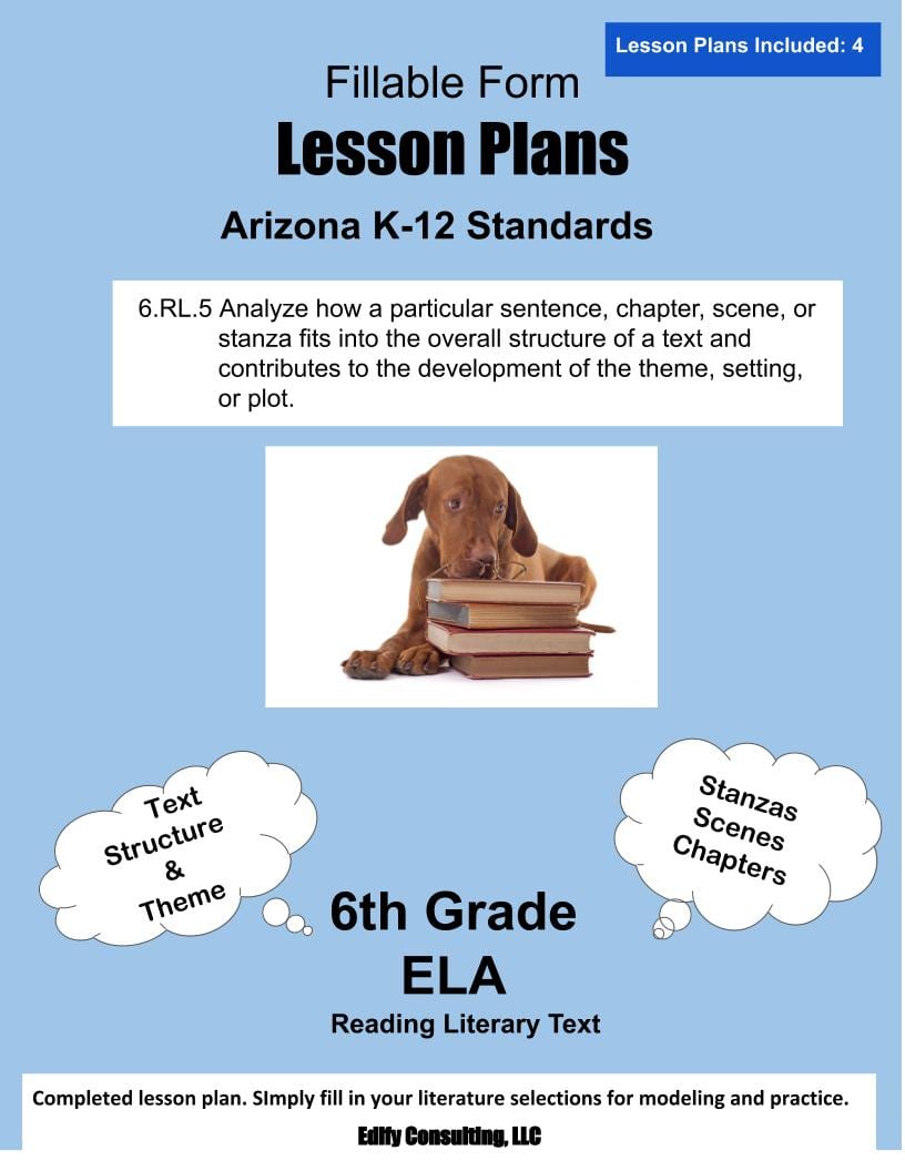 pics 6Th Grade Ela Standards Az