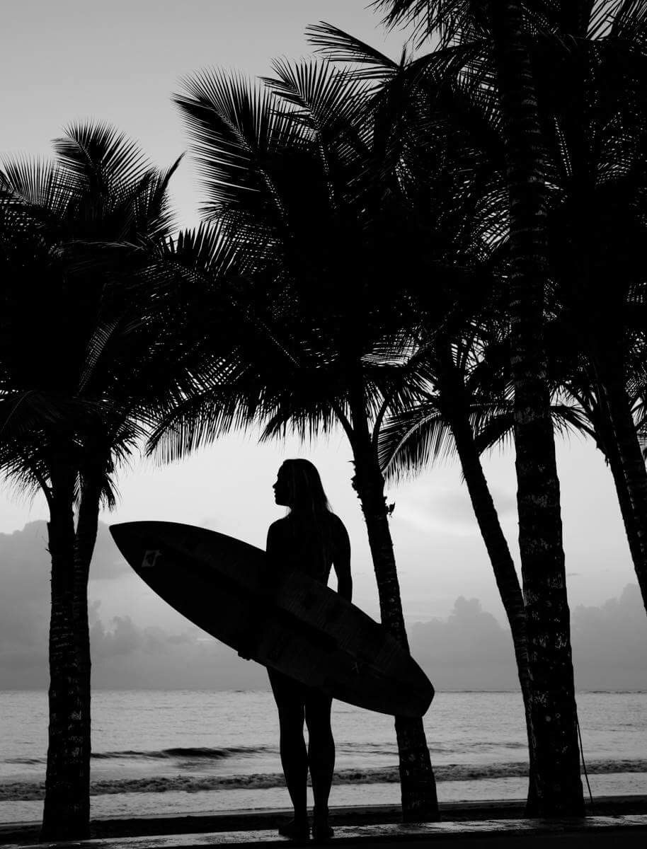 photo Aesthetic Surf Black And White