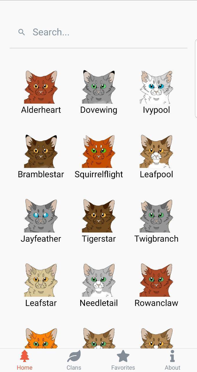 picture All Warrior Cats Characters