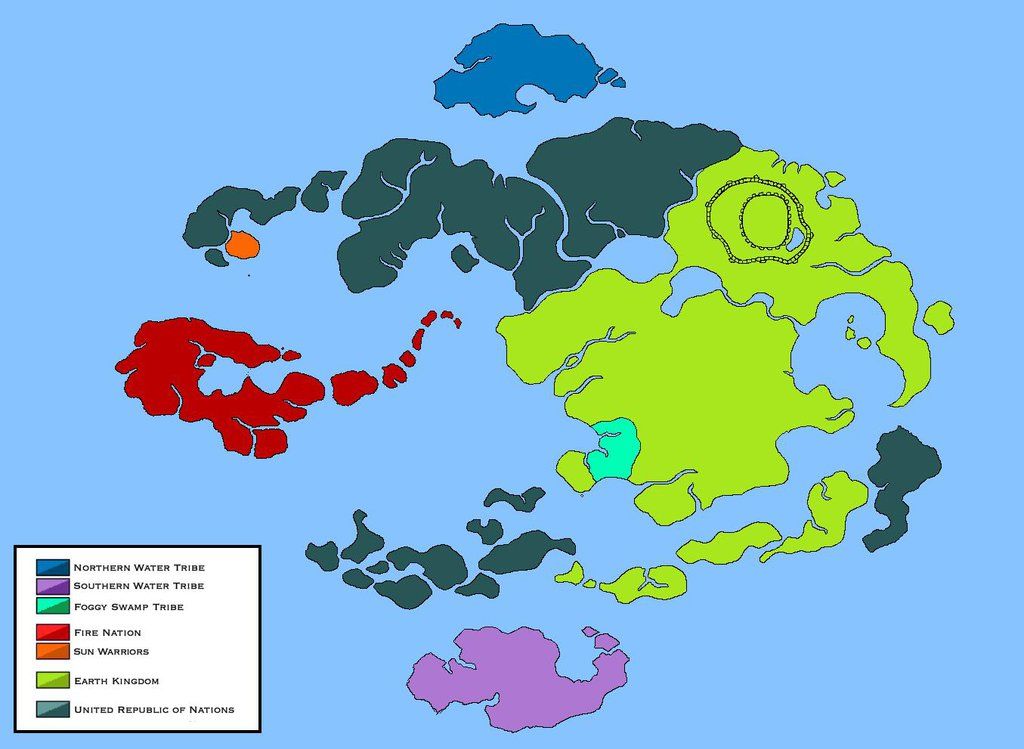 picture Avatar World Map Labeled