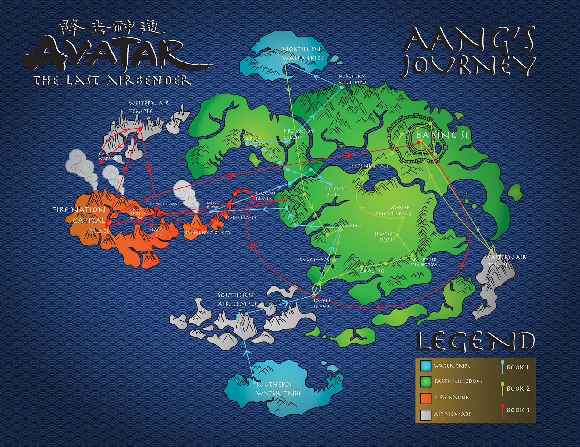 wallpapers Avatar World Map With Locations