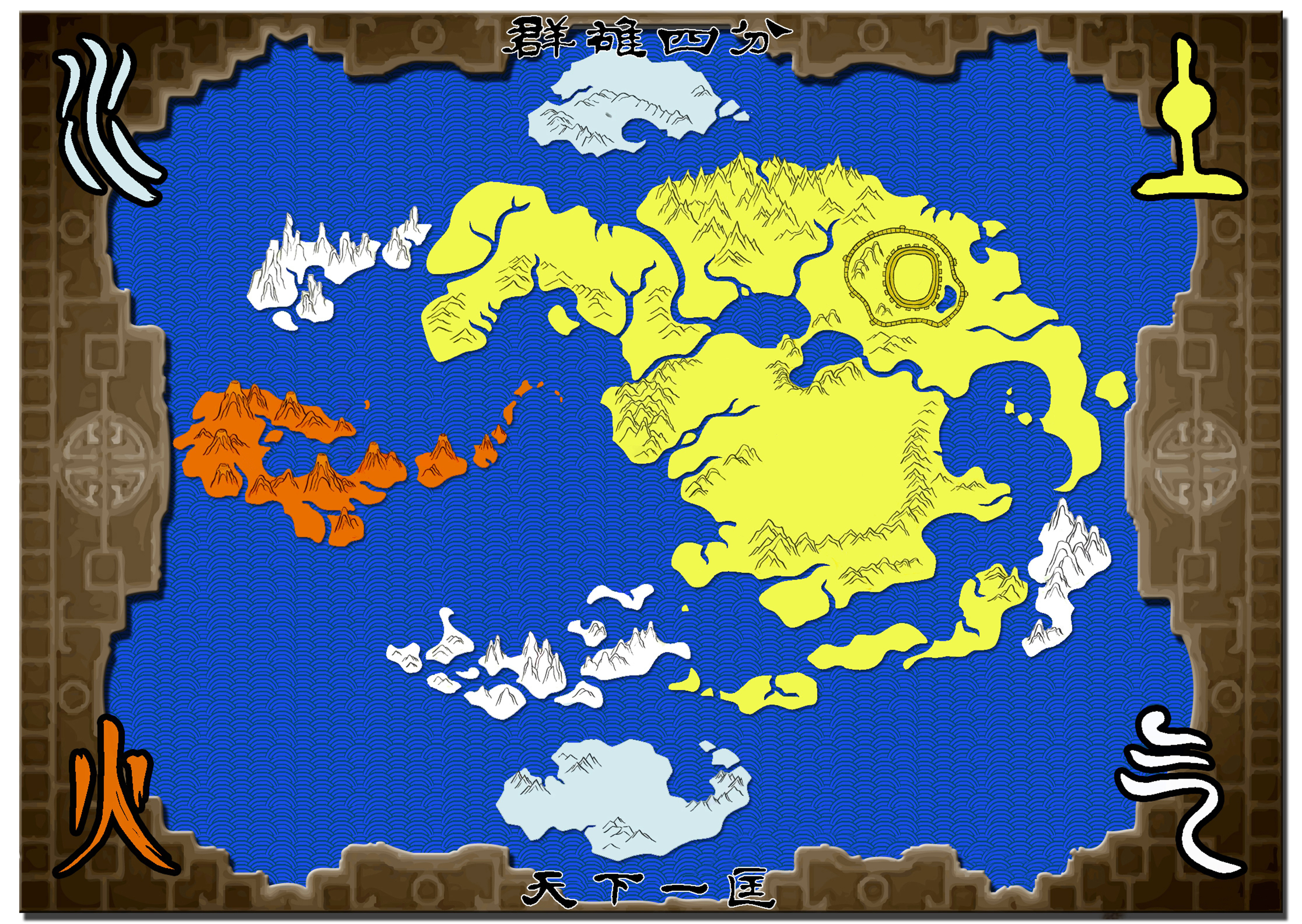 photo Avatar World Map With Locations