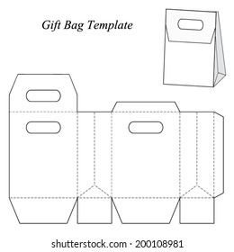 pics Bag Template Illustrator