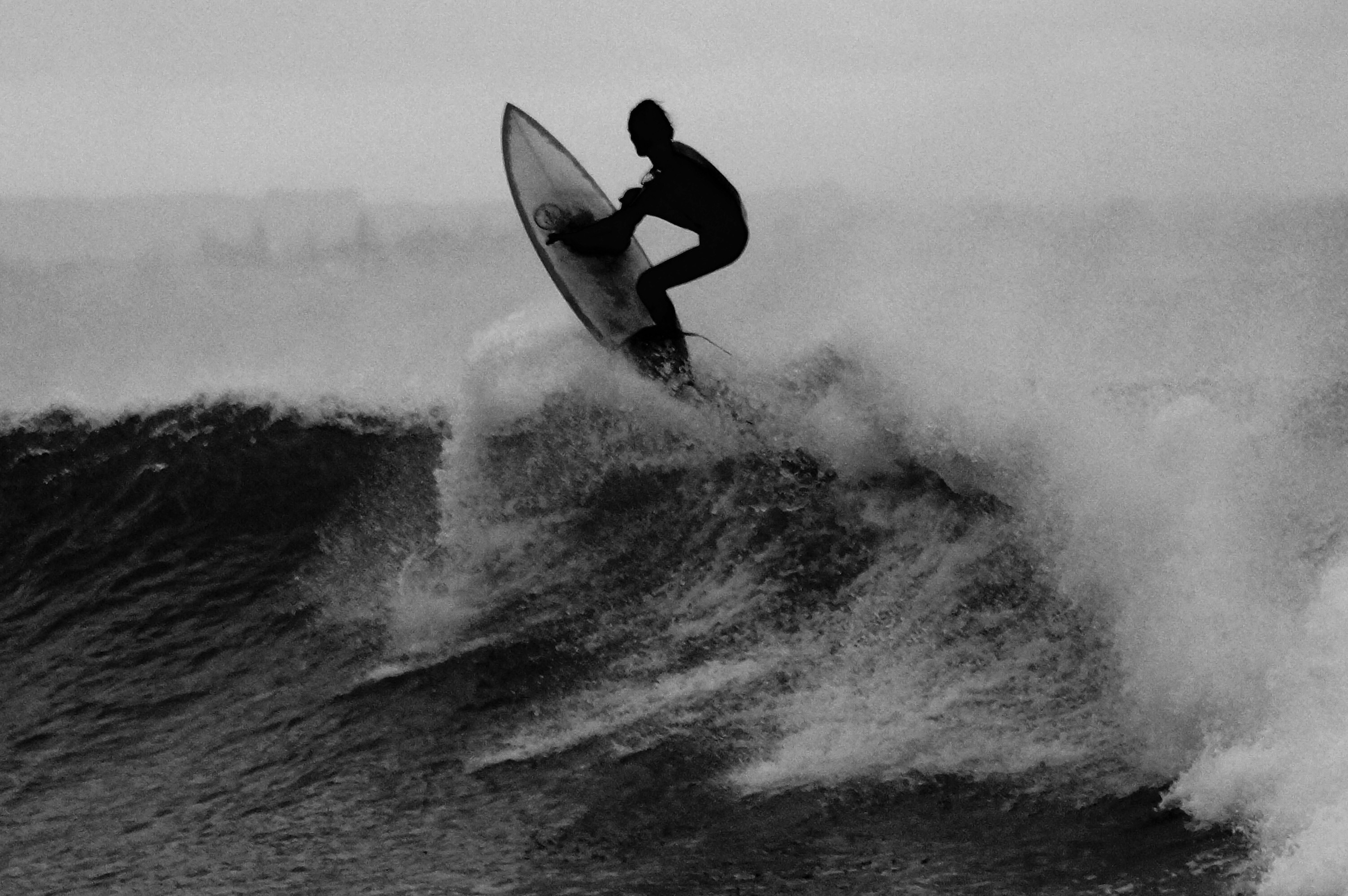 pix Beach Surf Black And White