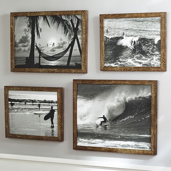 pix Black And White Surf Prints