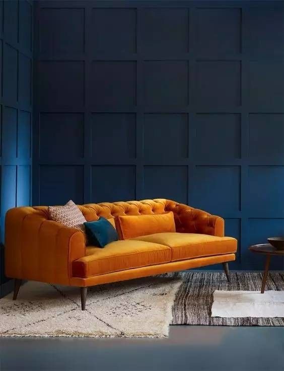 pics Blue And Orange Interior Design