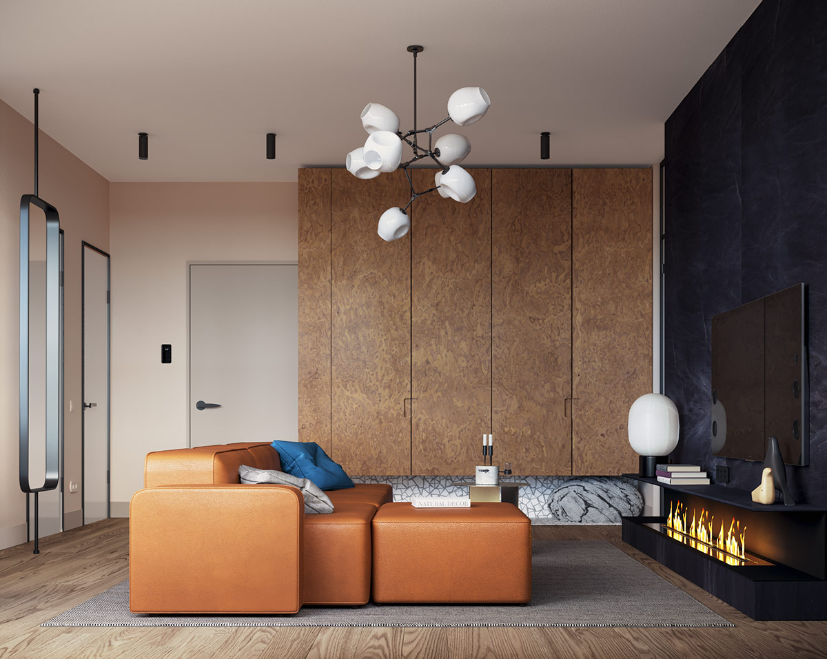 pics Blue And Orange Interior Design