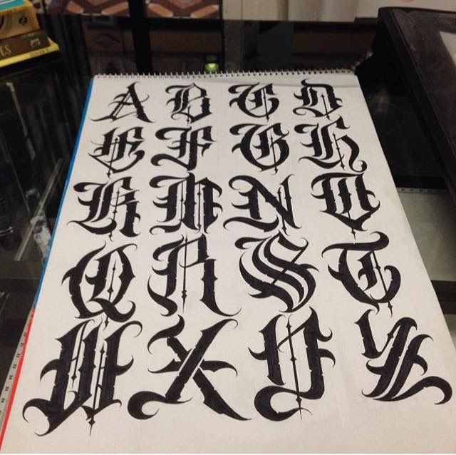 pix Calligraphy Chicano Lettering