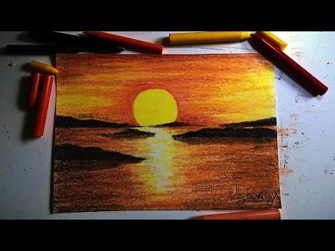 Featured image of post Crayon Sunset Drawing