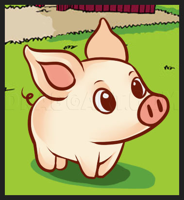 pic Cute Easy Drawings Of Pigs