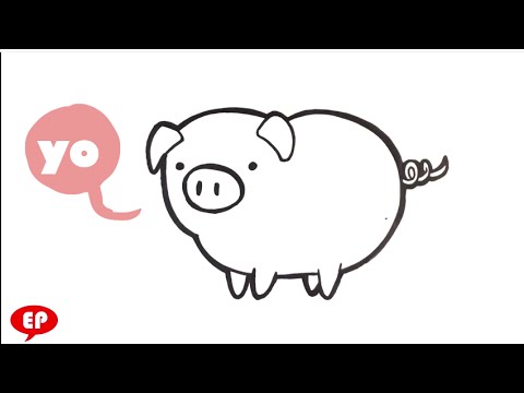 wallpapers Cute Easy Drawings Of Pigs