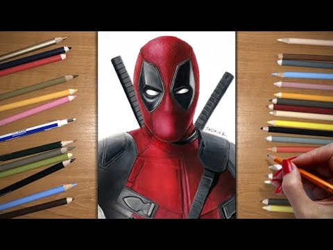 images Dead Pool Deadpool Drawing Easy Full Body