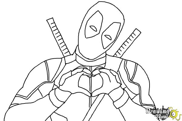 pix Dead Pool Deadpool Drawing Easy Full Body