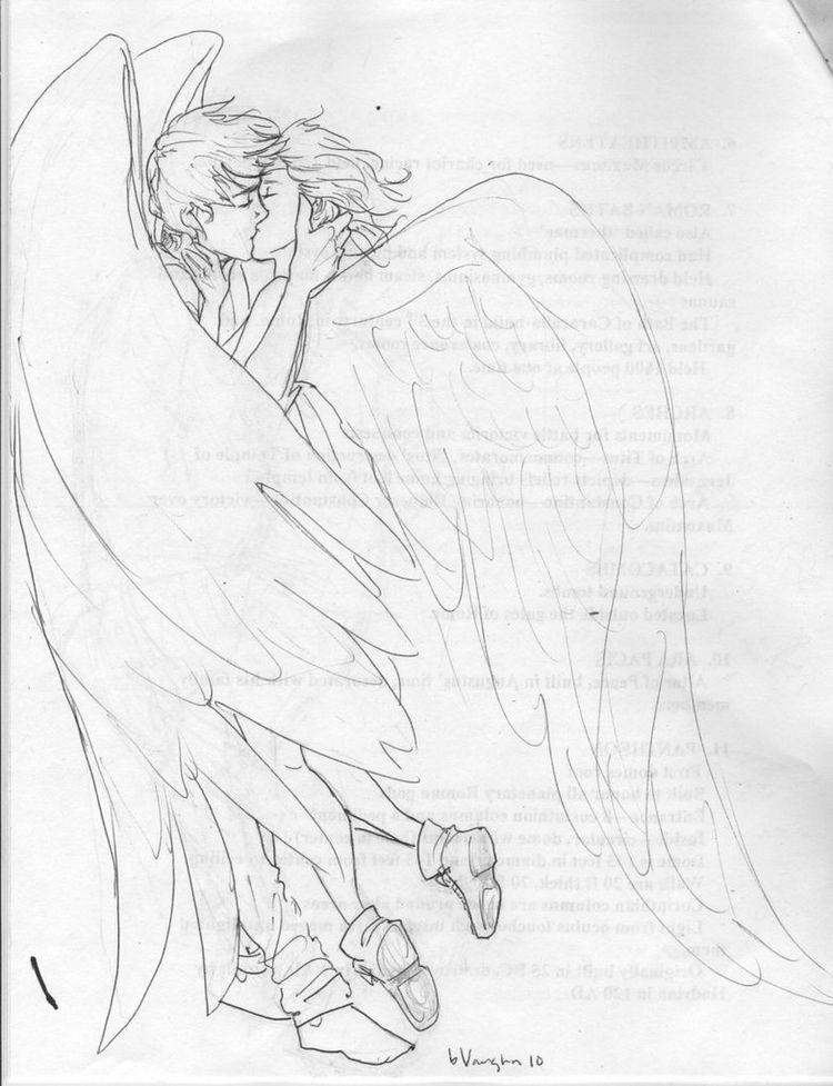 wallpapers Disegni Angeli E Demoni