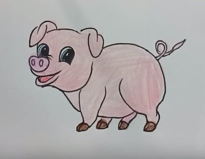 picture Drawings Of Pigs Cute