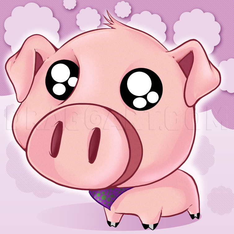 picture Drawings Of Pigs Cute