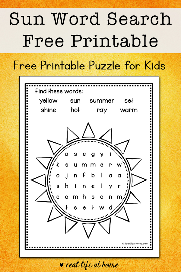 pic Easy Elementary Word Search