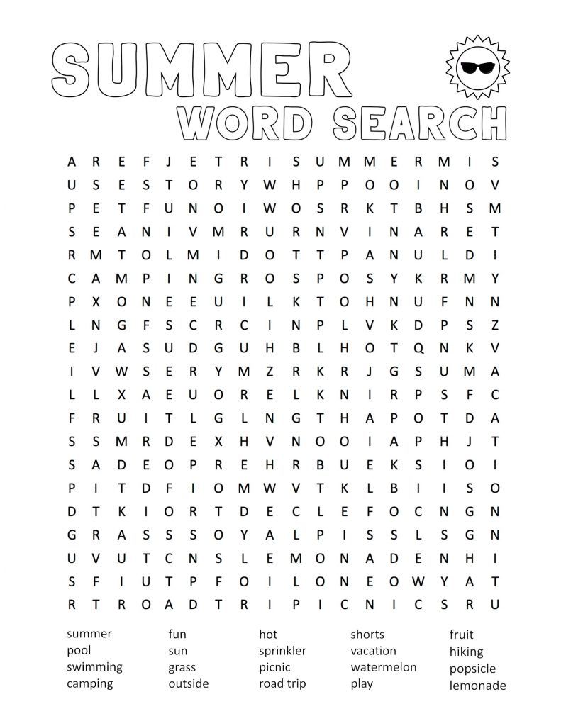 pics Elementary Easy Elementary Word Search For Kids