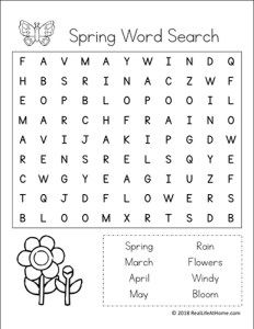 photo Elementary Free Printable Word Searches For Kids