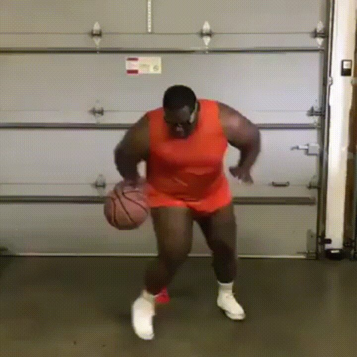 pics Fat Guy Playing Basketball