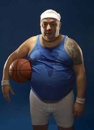 pics Fat Guy Playing Basketball