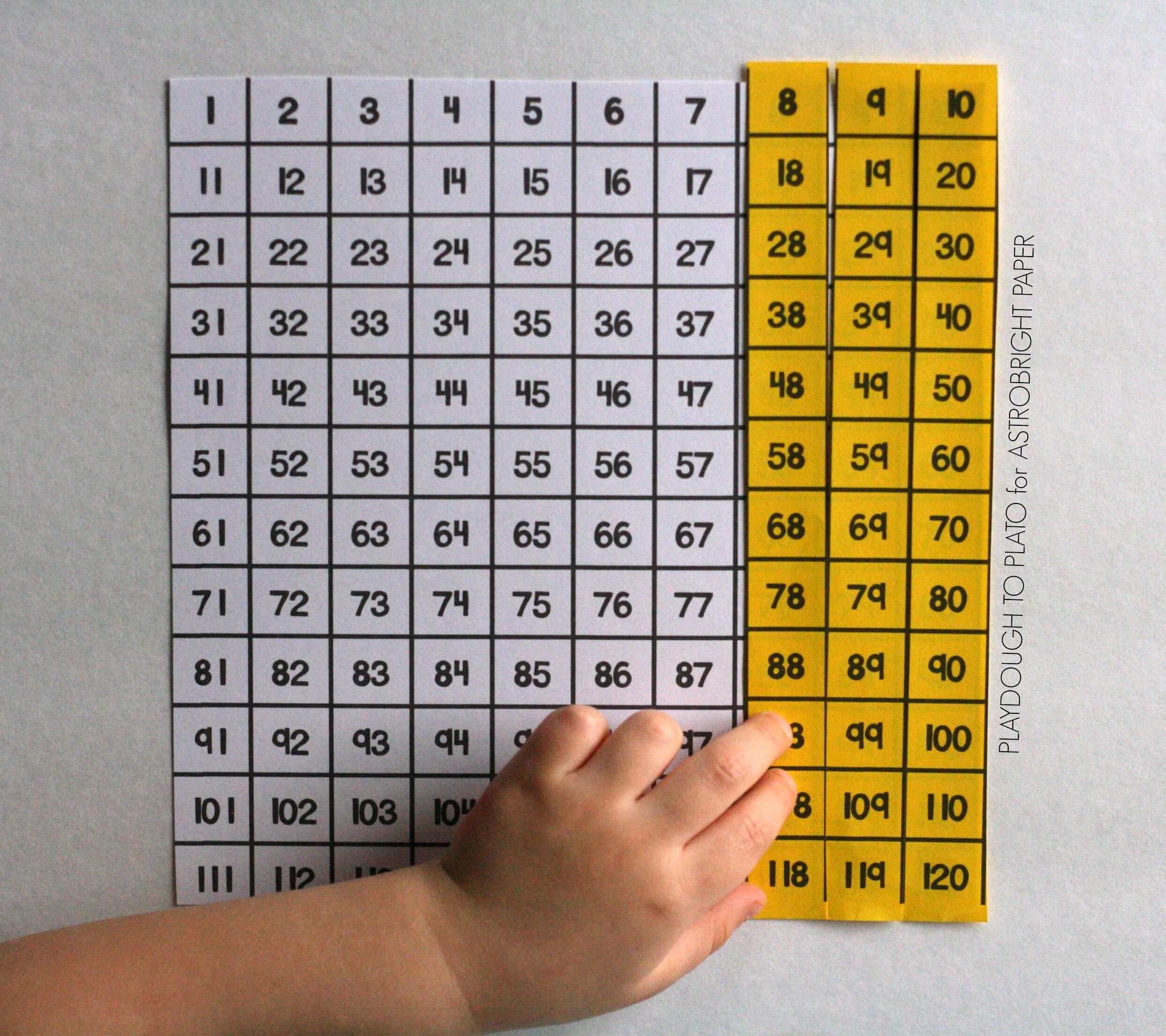 picture First Grade Hundreds Chart Puzzles