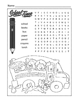 pics First Grade Puzzles