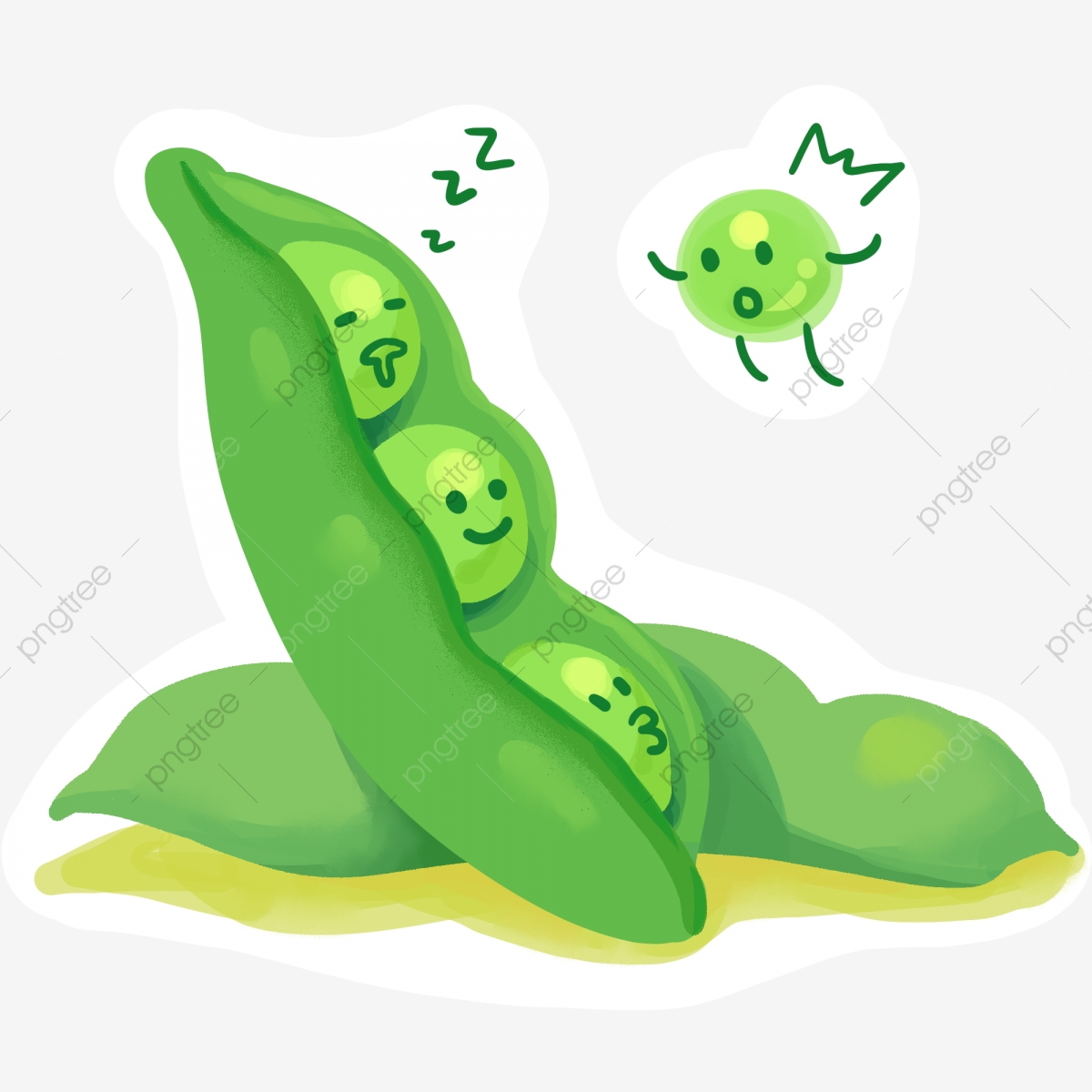 images Green Bean Cartoon Png