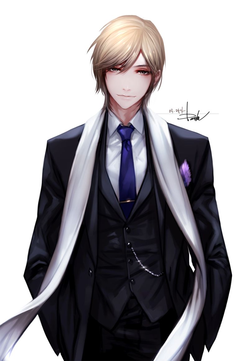 images Handsome Anime Guy In Suit