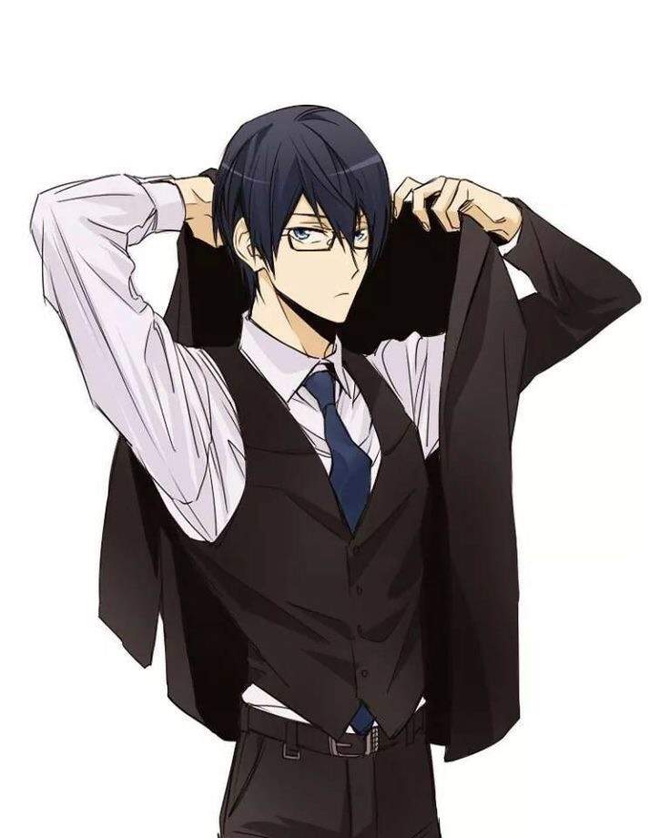 photo Handsome Anime Guy In Suit