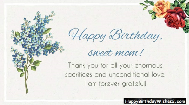 pic Happy Birthday Mom Sentiments