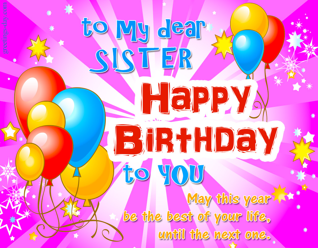 pix Happy Birthday Sister I Love You Gif