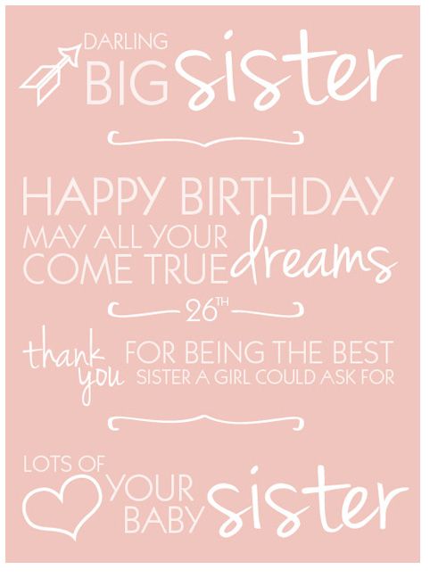 images Happy Birthday Sister I Love You So Much