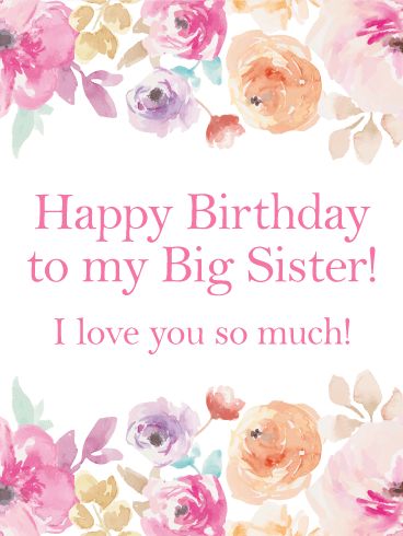 pic Happy Birthday Sister I Love You So Much