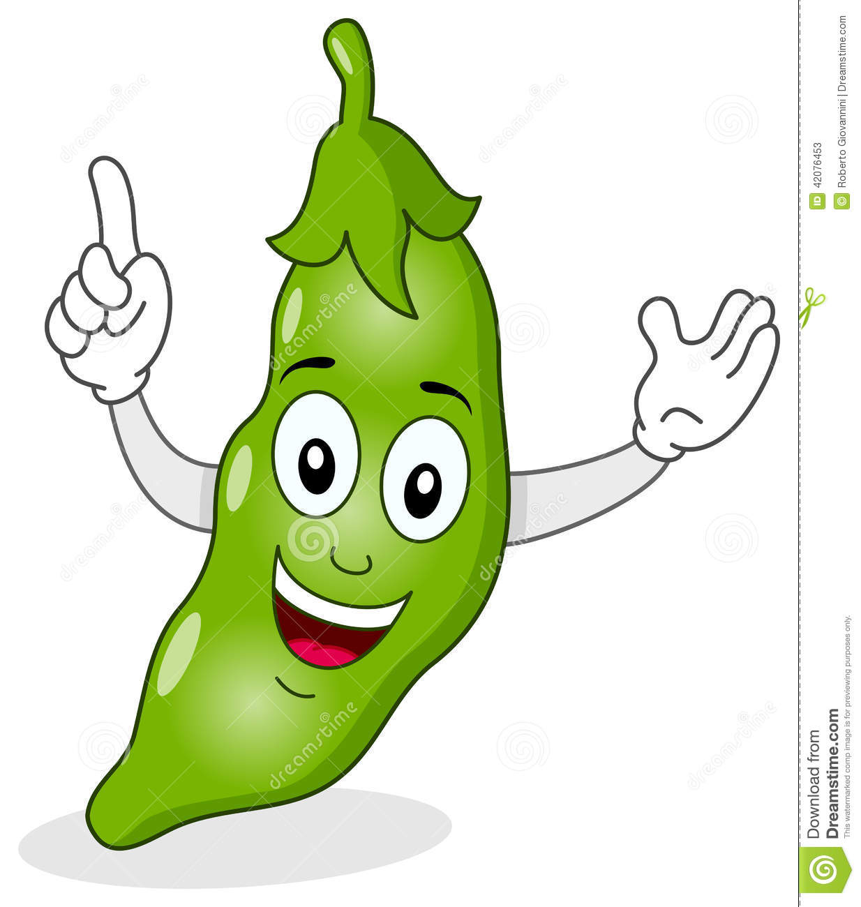 pics Happy Green Bean Cartoon