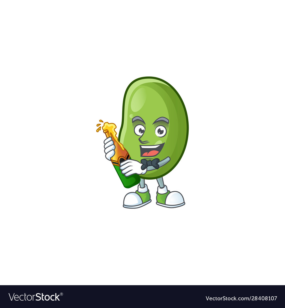 wallpapers Happy Green Bean Cartoon