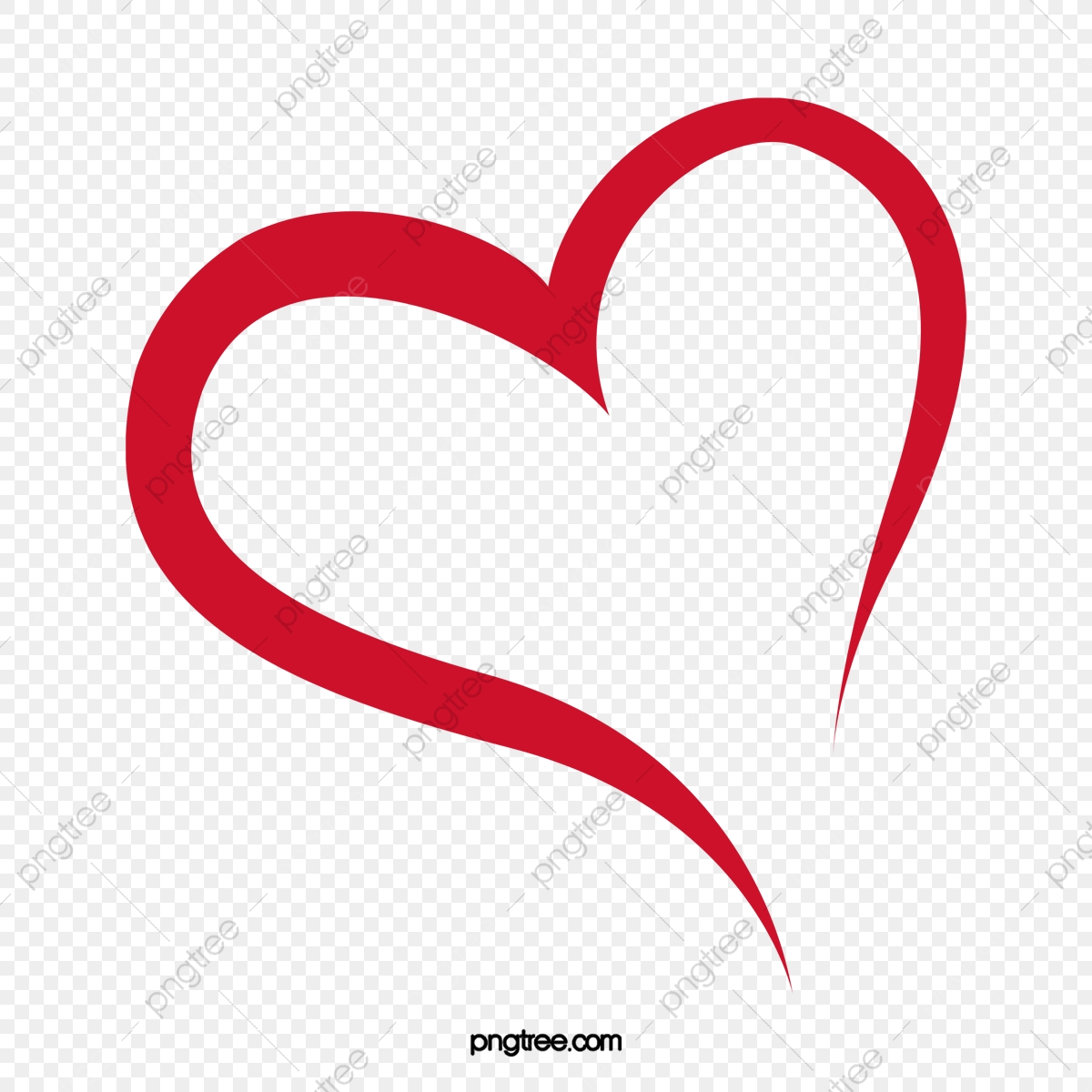 Featured image of post Heart Outline Png Red