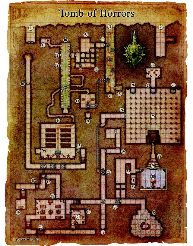 Featured image of post High Resolution Tomb Of Horrors Map