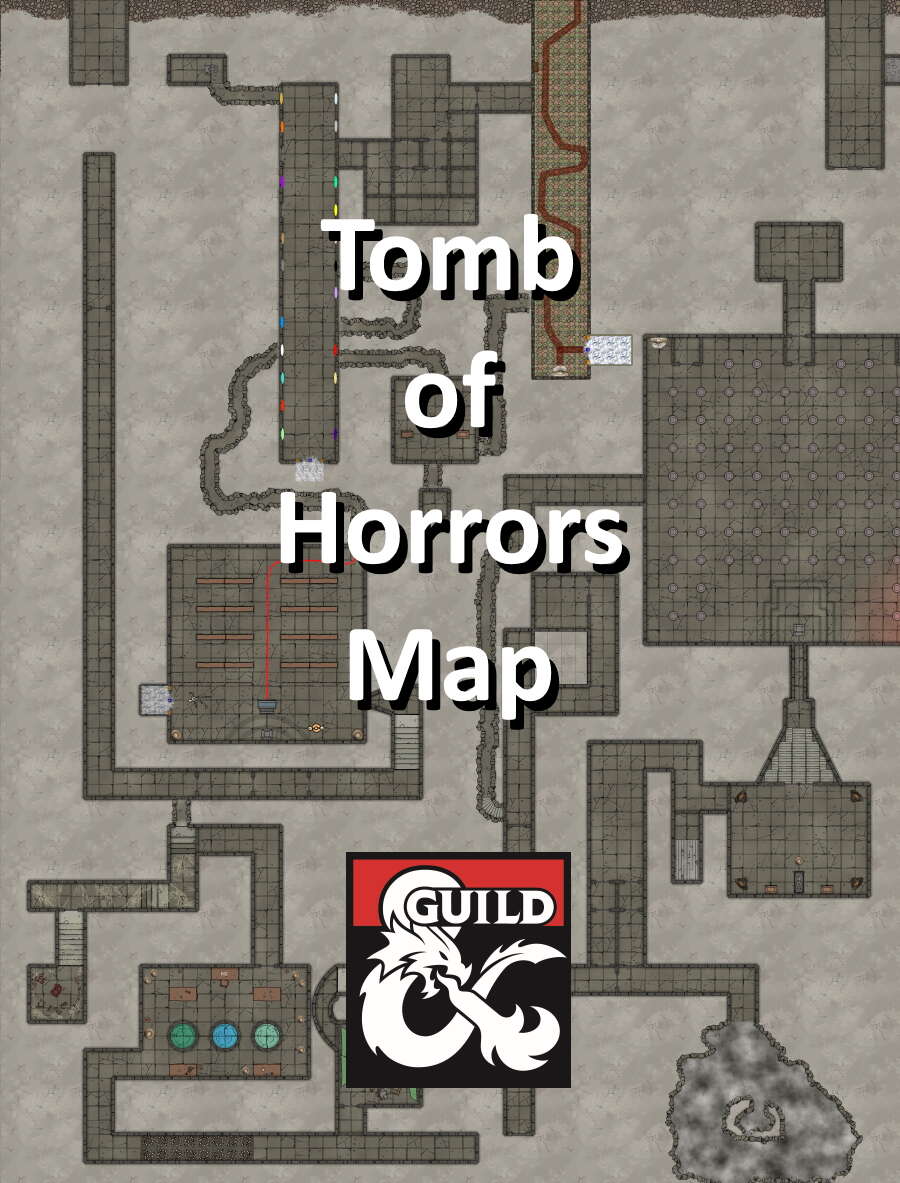 picture High Resolution Tomb Of Horrors Map