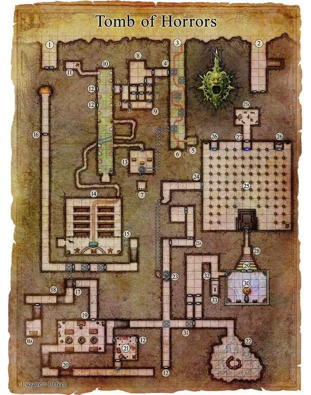 images High Resolution Tomb Of Horrors Map