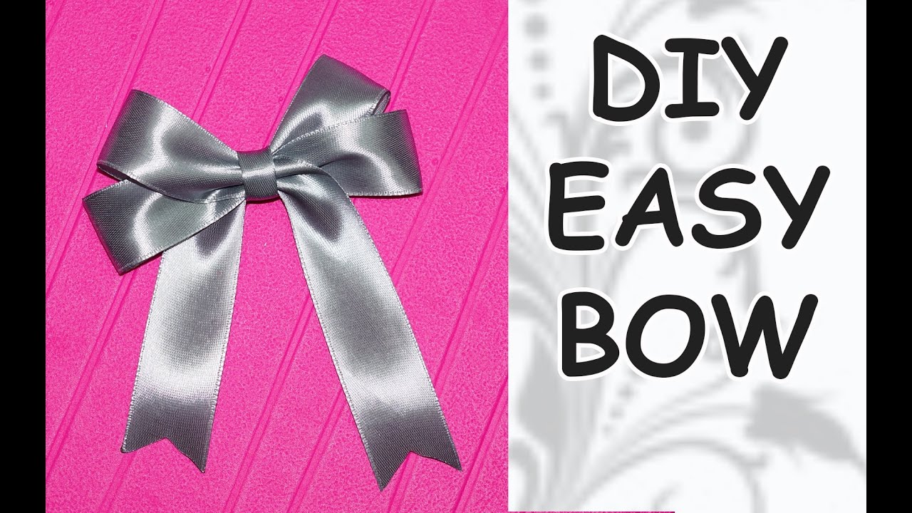 images How To Tie A Bow Out Of Ribbon