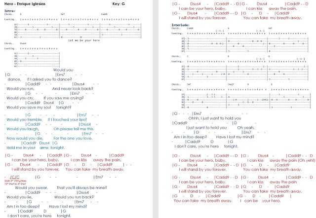 pix I Can Be Your Hero Chords