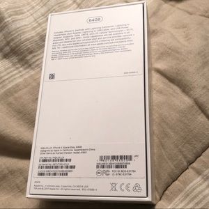 pic Iphone X Box Back Side