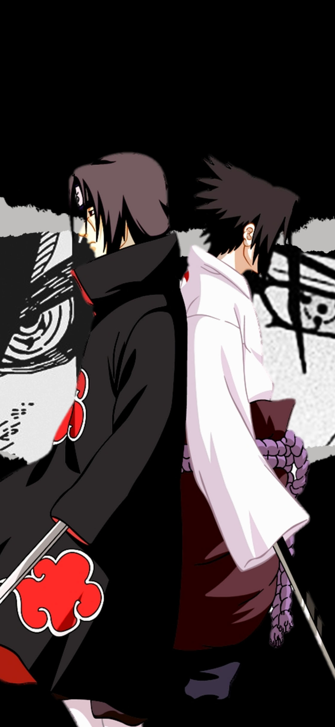 photo Itachi And Sasuke Wallpaper 4K