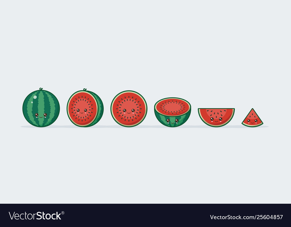 images Kawaii Food Watermelon Kawaii Food Cute Drawings