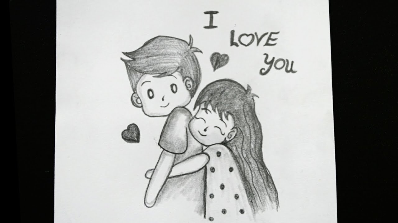 pix Love Step By Step Simple Cute Couple Drawings Easy