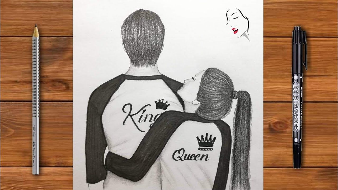 pic Love Step By Step Simple Cute Couple Drawings Easy