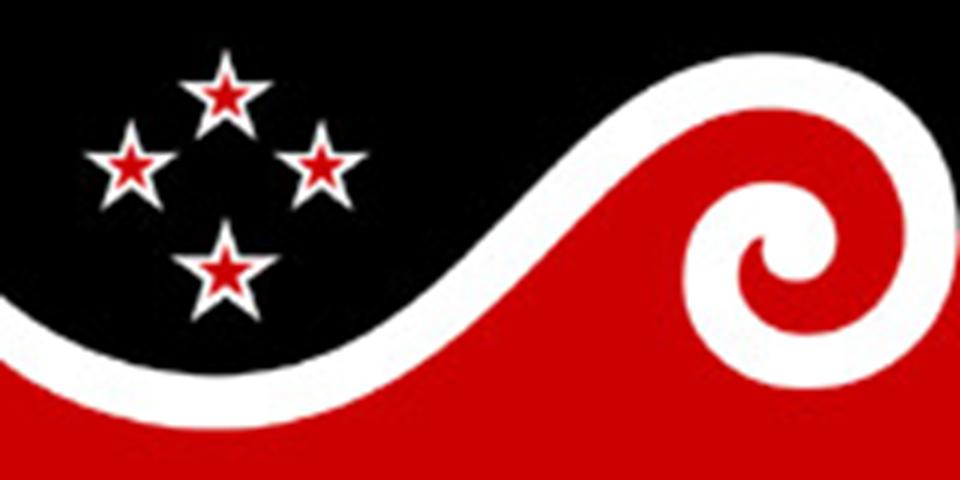 photo Maori Flag Old