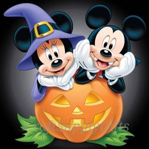 images Mickey And Minnie Halloween Clipart