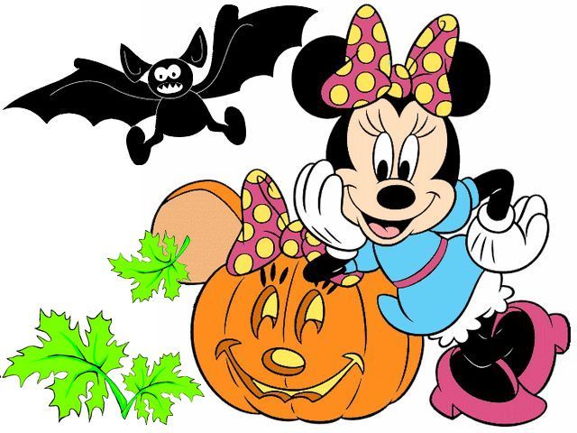 pic Mickey And Minnie Halloween Clipart